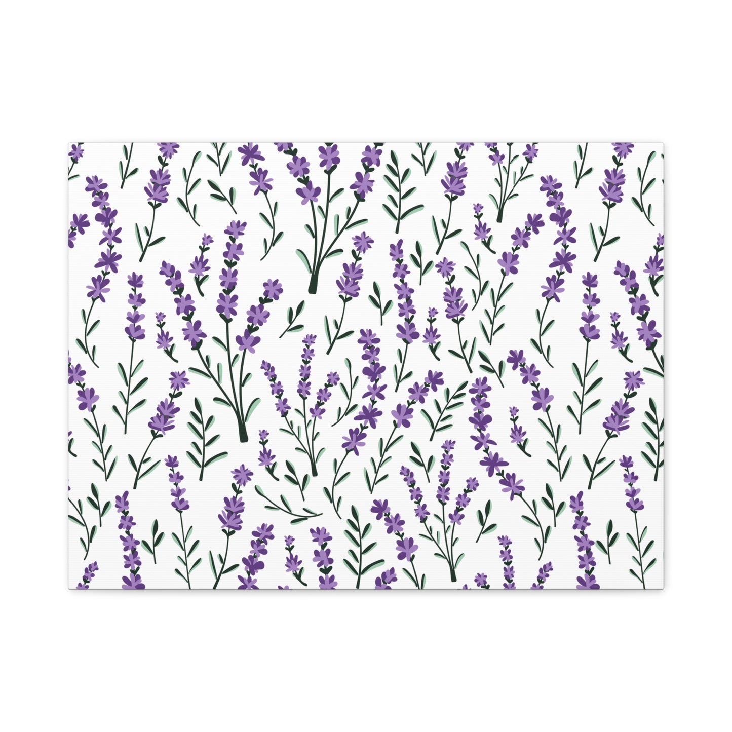 Lavender White Canvas Art Print - Multiple Sizing Options - Lavender Floral Canvas Wall Art, Lavender Home Decor, Gift for Her, Nature-Inspired Art
