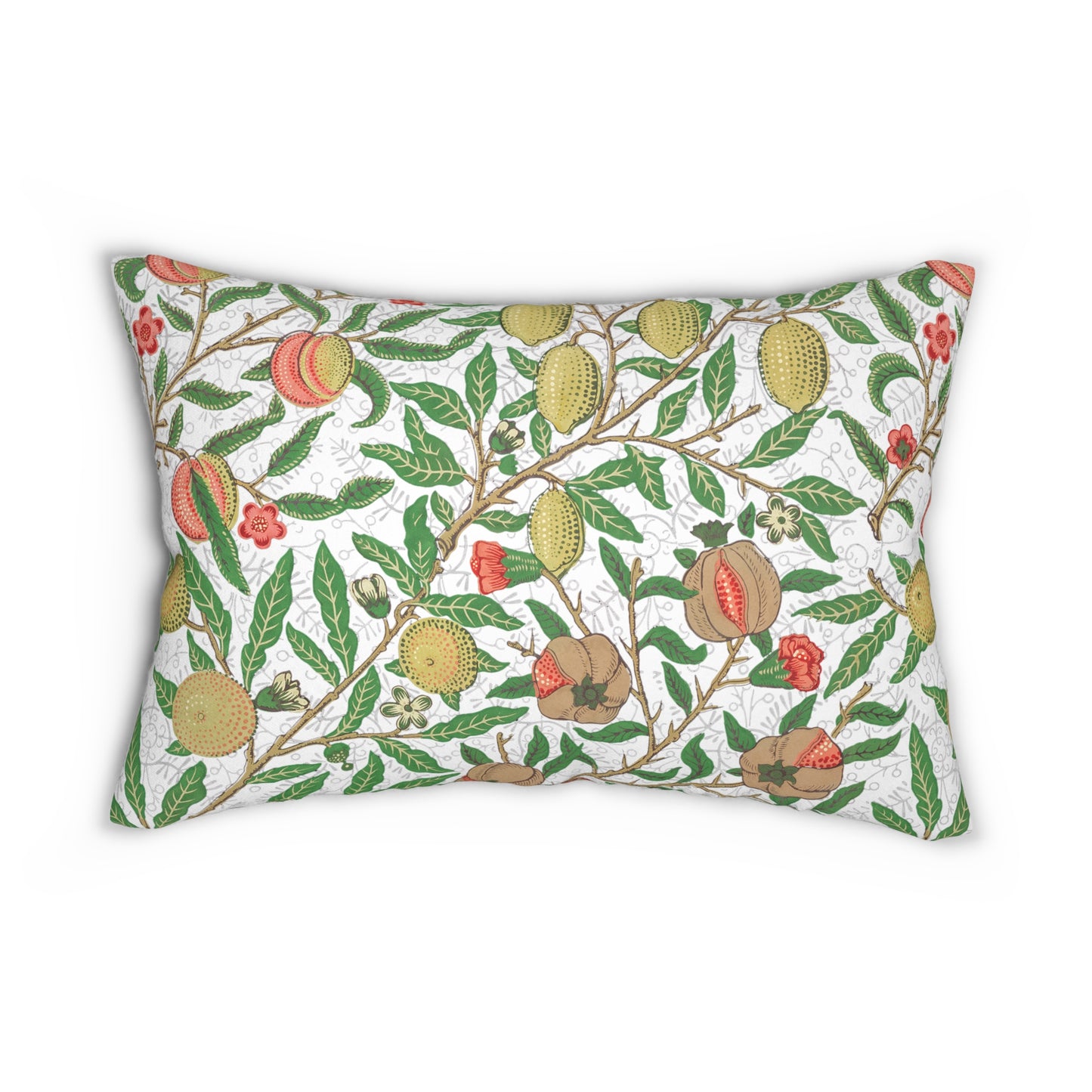 Lemon Verbena Printed Lumbar Pillow with Insert (20" x 14") - Includes insert and zipper closure