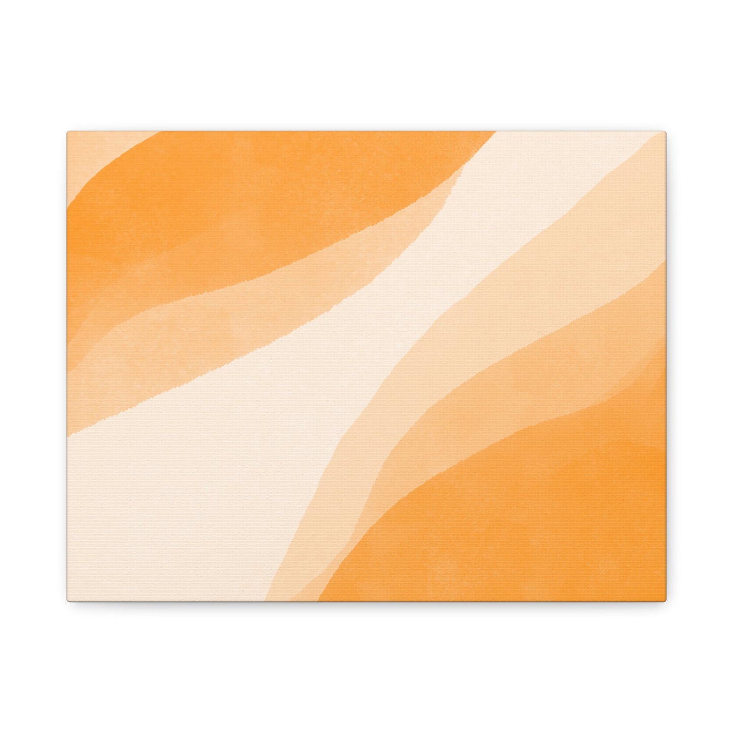 Orange Creamsicle Canvas Wall Art Print - Multiple Sizing Options - Modern Abstract Canvas Art Print for Home Decor, Orange Color Palette, Gift Idea for Art Lovers