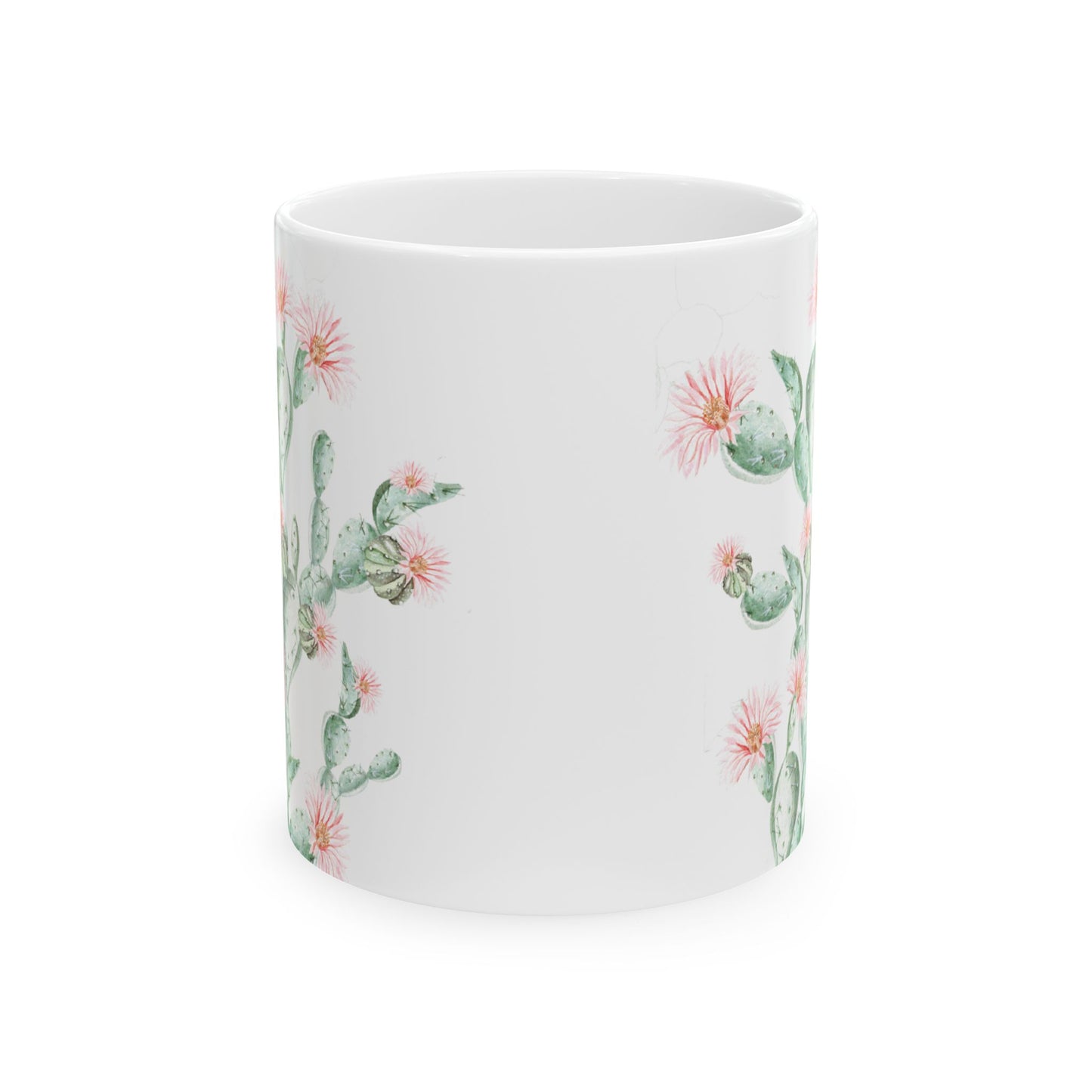 Cactus Flower Ceramic Mug - 11 oz. & 15 oz. options