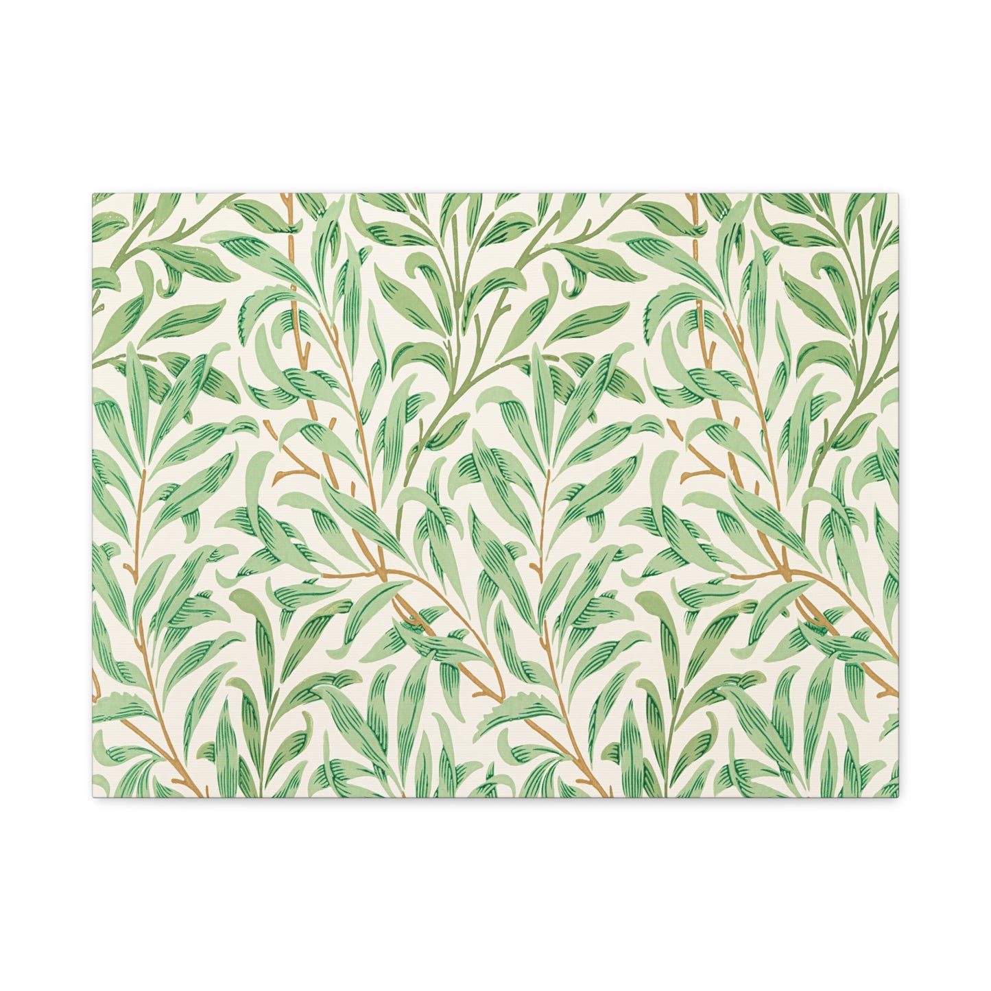 Willow Boughs Canvas Art Print - Multiple Sizing Options - Botanical Wall Art, Leafy Decor, Nature-Inspired Canvas, Modern Home Decor, Gift for Nature Lovers, Housewarming Gift