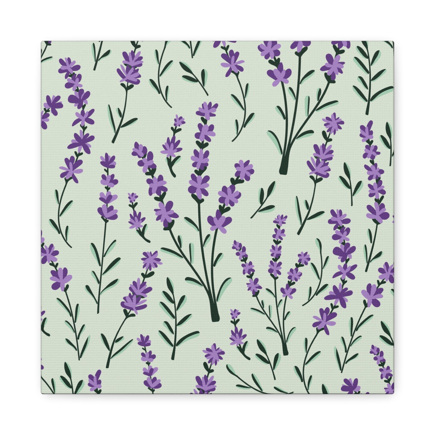 Lavender Sage Canvas Art Print - Multiple Sizing Options - Lavender Floral Canvas Wall Art, Lavender Home Decor, Gift for Her, Nature-Inspired Art