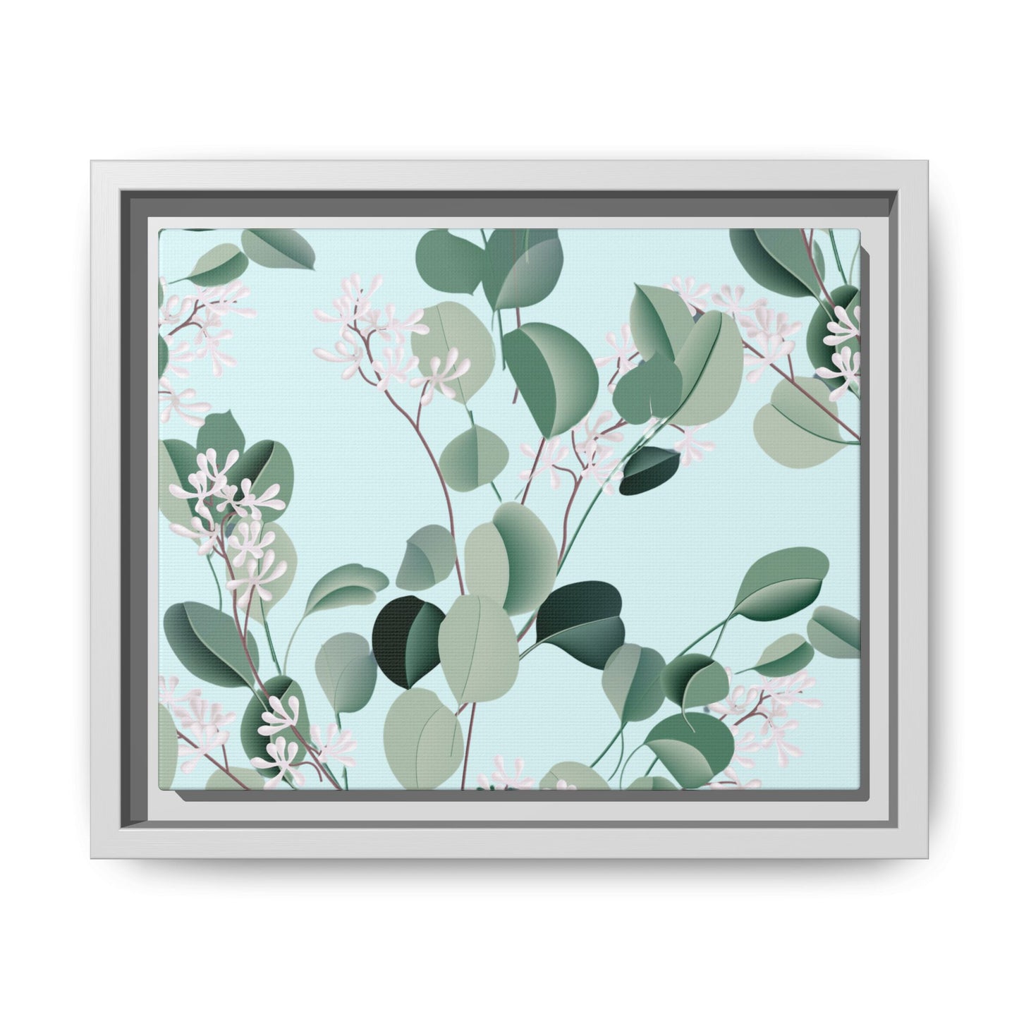 Spa Day Framed Matte Canvas Art - Multiple Frame Colors & Size Options