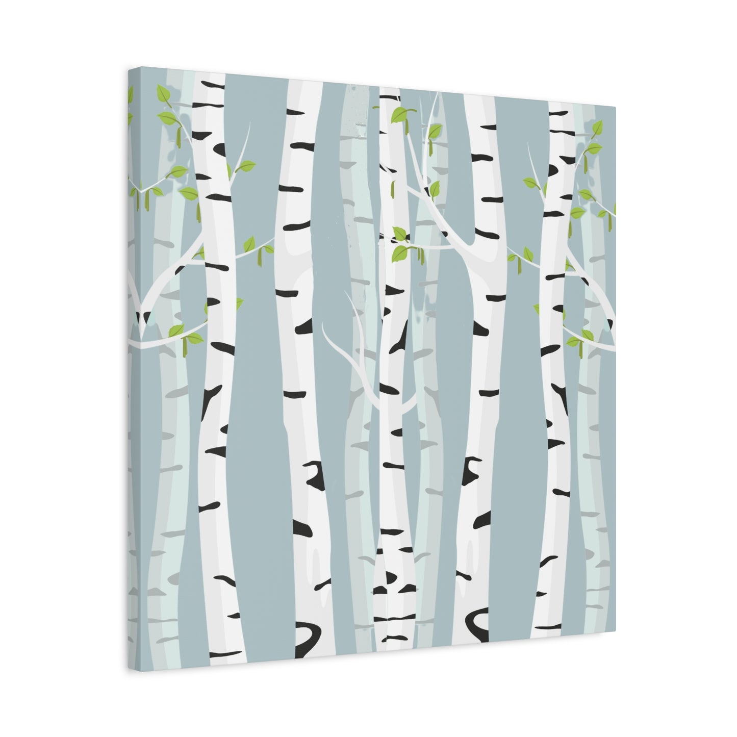 White Birch Canvas Art Print - Multiple Sizing Options - Birch Tree Canvas Wall Art, Modern Nature Home Accent, Gift for Nature Lovers, Forest Wall Art
