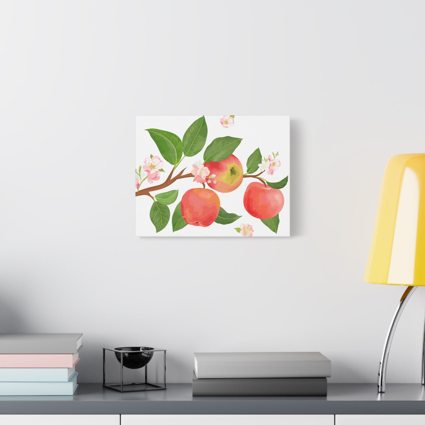 Apple Harvest Canvas Art Print - Multiple Sizing Options- Apple Blossom Canvas Art Print | Floral Wall Decor, Home Decoration, Gift for Nature Lovers, Spring Art