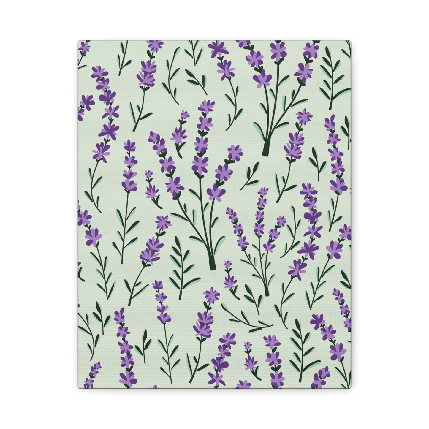 Lavender Sage Canvas Art Print - Multiple Sizing Options - Lavender Floral Canvas Wall Art, Lavender Home Decor, Gift for Her, Nature-Inspired Art