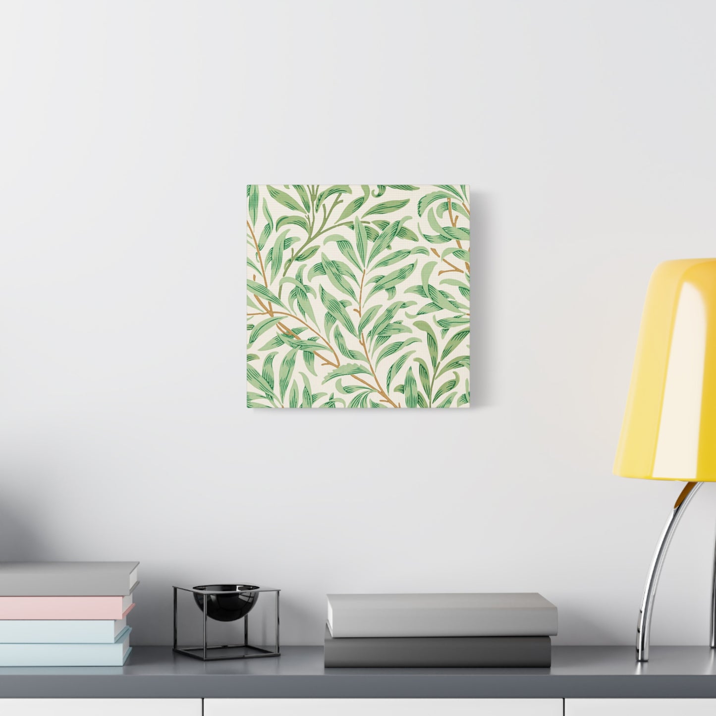 Willow Boughs Canvas Art Print - Multiple Sizing Options - Botanical Wall Art, Leafy Decor, Nature-Inspired Canvas, Modern Home Decor, Gift for Nature Lovers, Housewarming Gift