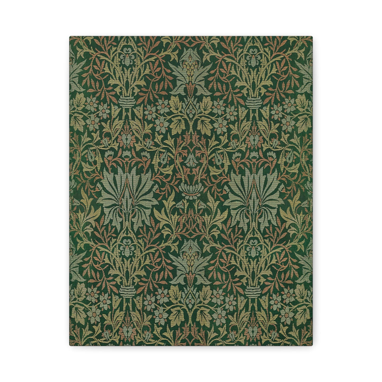 Flower Garden Canvas Wall Art Print - Multiple Sizing Options- Elegant Floral Canvas Wall Art, Botanical Decor, Home Decoration, Flower Garden by William Morris