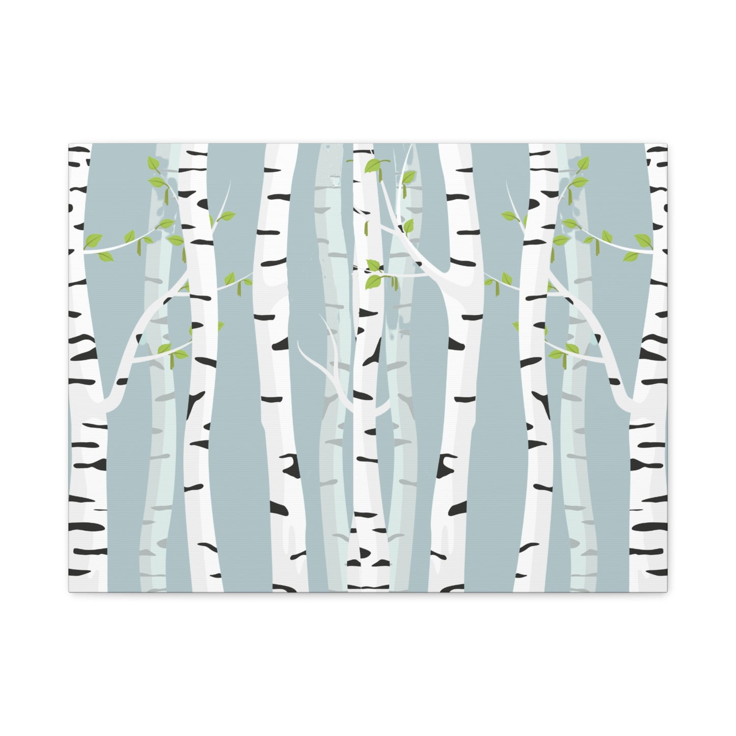 White Birch Canvas Art Print - Multiple Sizing Options - Birch Tree Canvas Wall Art, Modern Nature Home Accent, Gift for Nature Lovers, Forest Wall Art