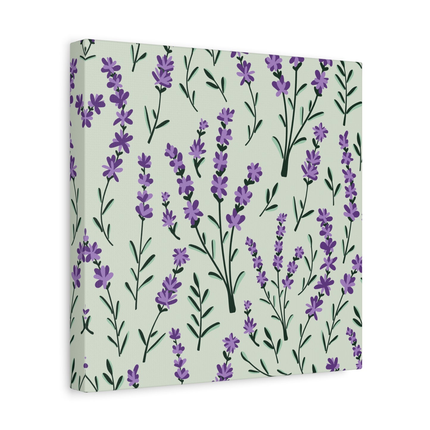 Lavender Sage Canvas Art Print - Multiple Sizing Options - Lavender Floral Canvas Wall Art, Lavender Home Decor, Gift for Her, Nature-Inspired Art