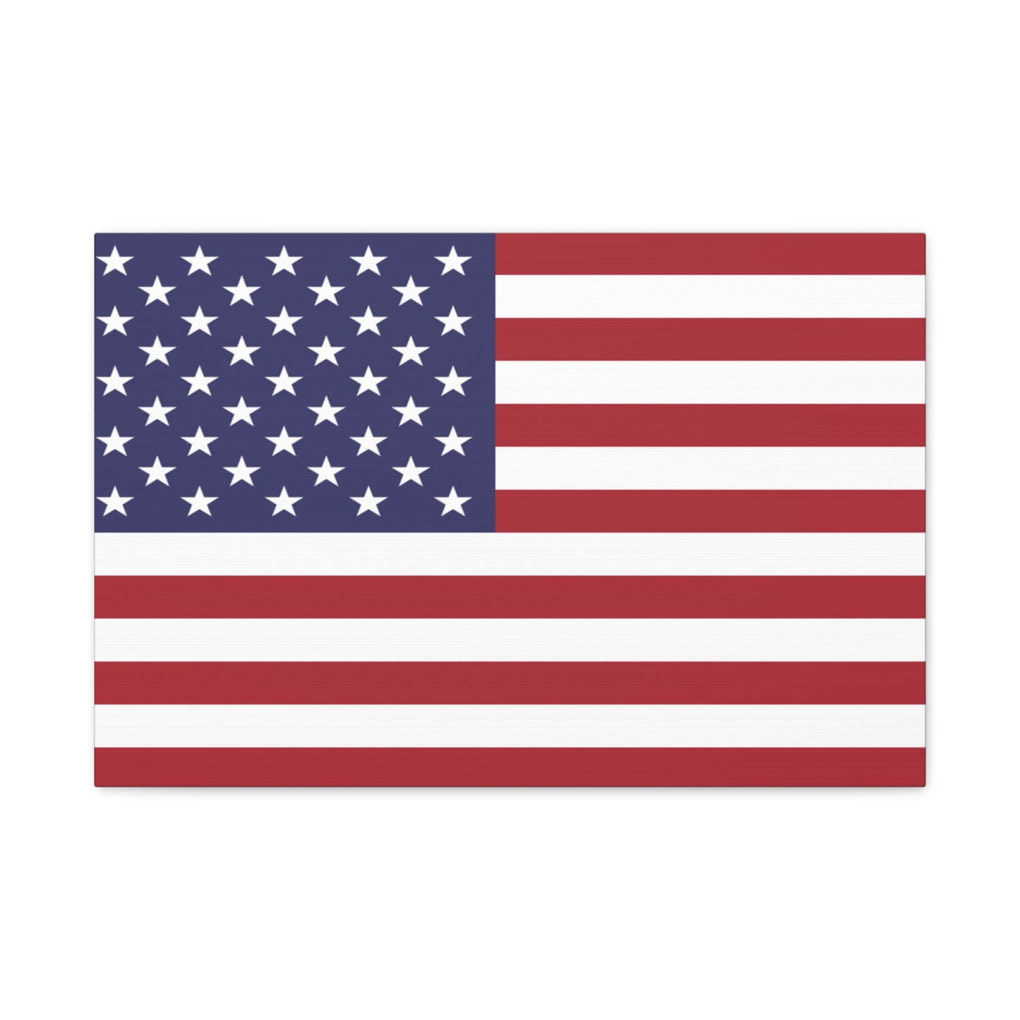 American Flag Canvas Wall Art, Multiple Sizing Options with 1.25" depth - Patriotic Home Decor, USA Flag Artwork, Independence Day Decoration, Gift for Veterans