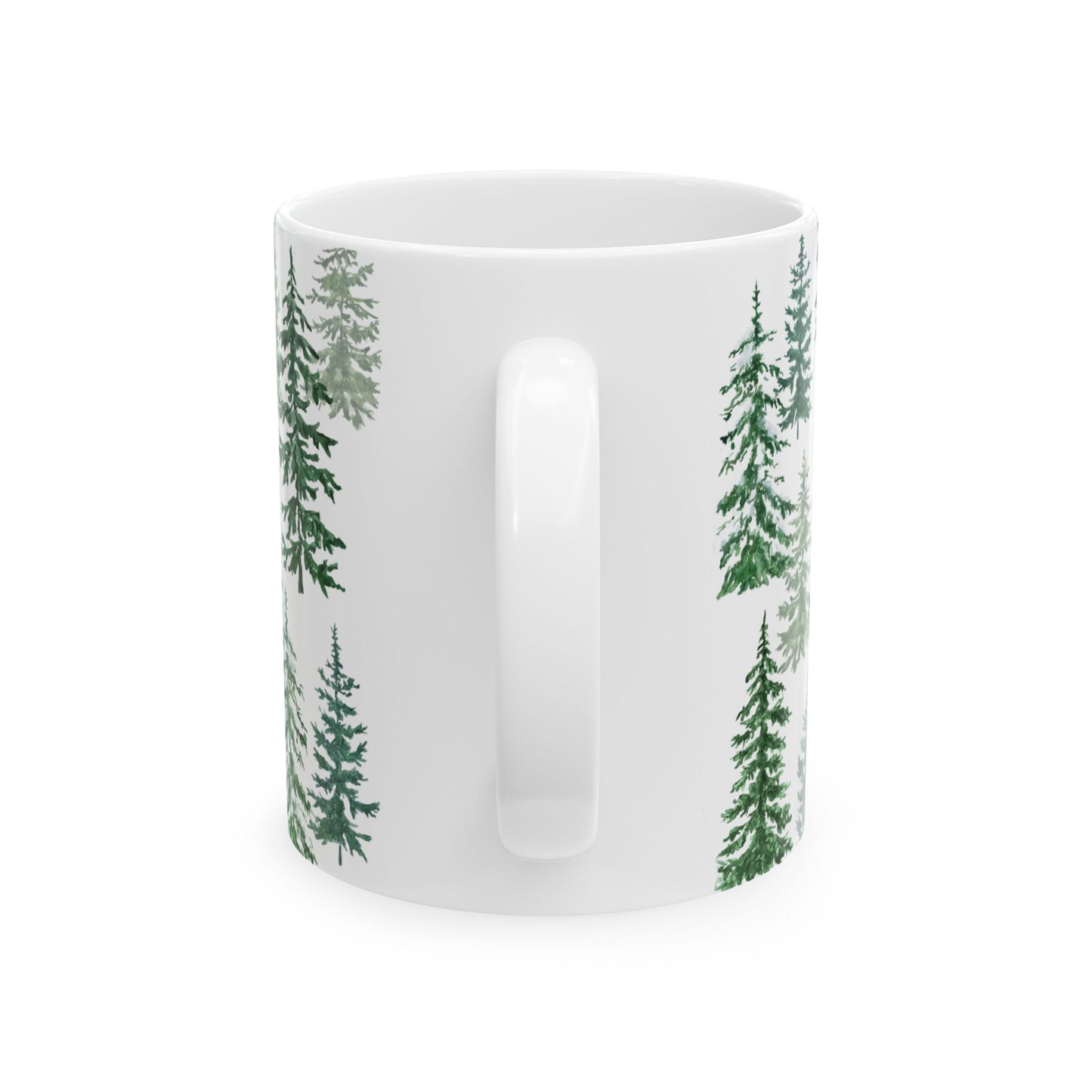 Fraser Fir Mug - 11 oz. & 15 oz. options, Christmas Mugs, Winter Coffee Mug, Christmas Coffee Cup Gift