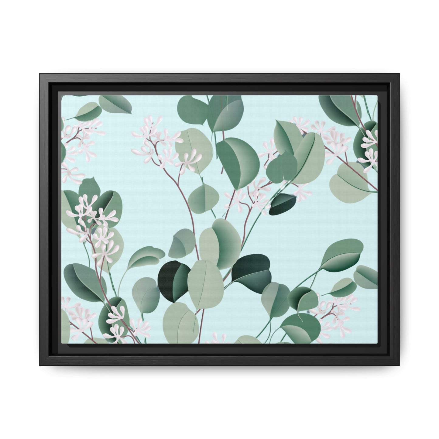 Spa Day Framed Matte Canvas Art - Multiple Frame Colors & Size Options