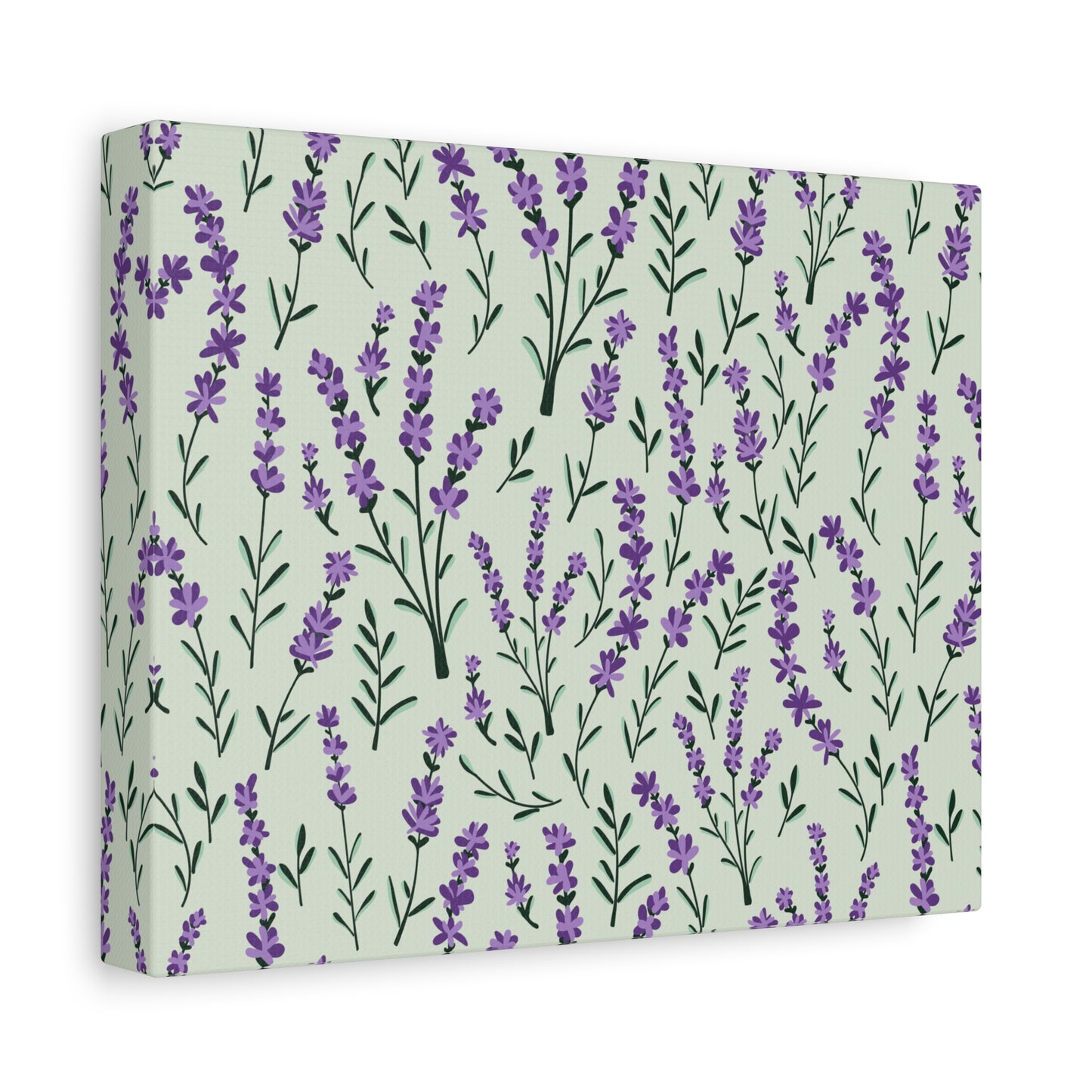 Lavender Sage Canvas Art Print - Multiple Sizing Options - Lavender Floral Canvas Wall Art, Lavender Home Decor, Gift for Her, Nature-Inspired Art