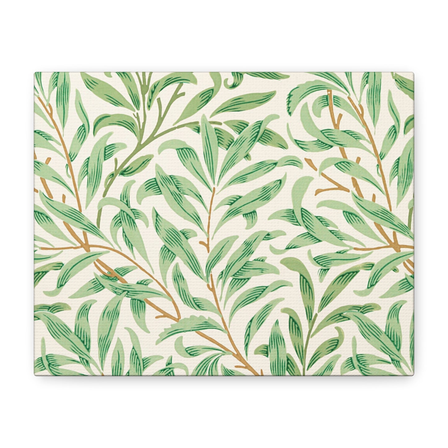 Willow Boughs Canvas Art Print - Multiple Sizing Options - Botanical Wall Art, Leafy Decor, Nature-Inspired Canvas, Modern Home Decor, Gift for Nature Lovers, Housewarming Gift