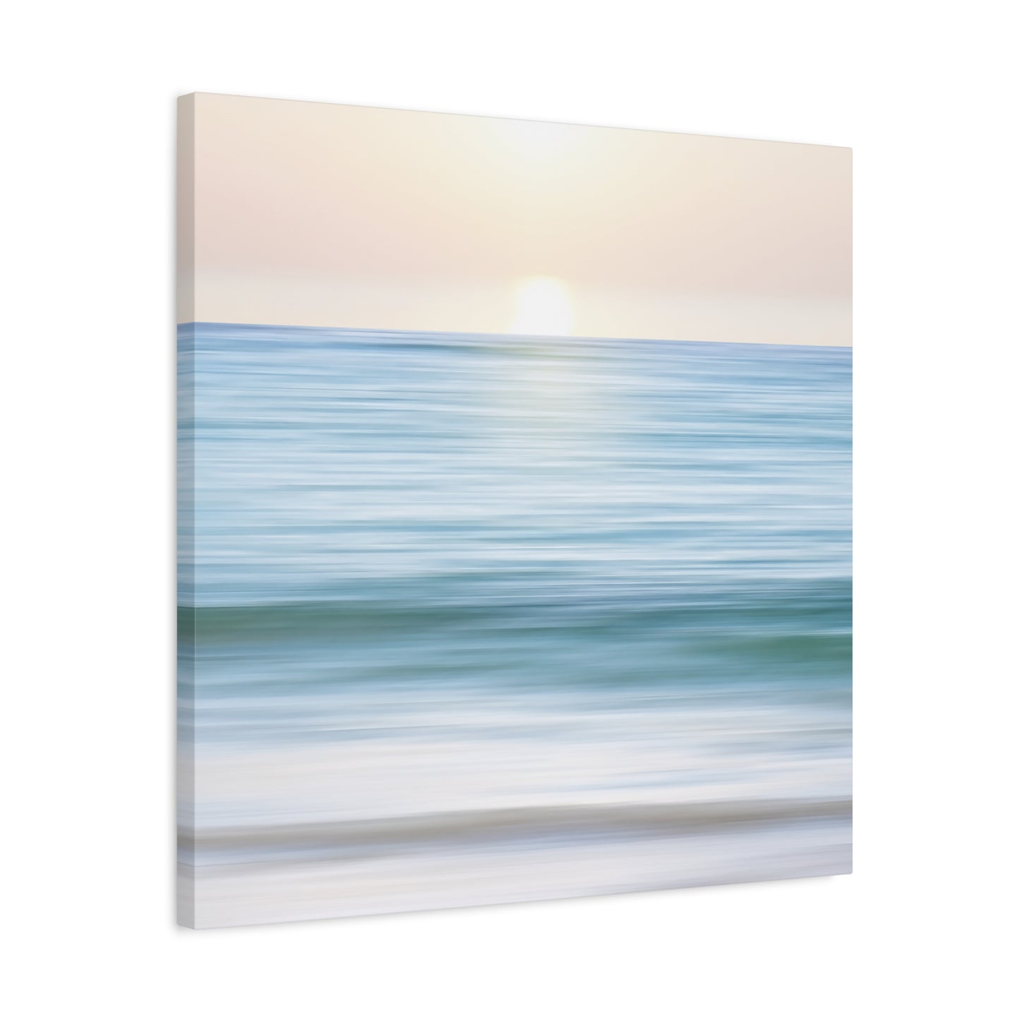 Coastal Cottage Sunset Canvas Art Wall Print - Multiple Sizing Options- Serene Ocean Canvas Wall Art, Coastal Decor, Beach House Wall Art, Living Room Decor, Gift for Ocean Lovers