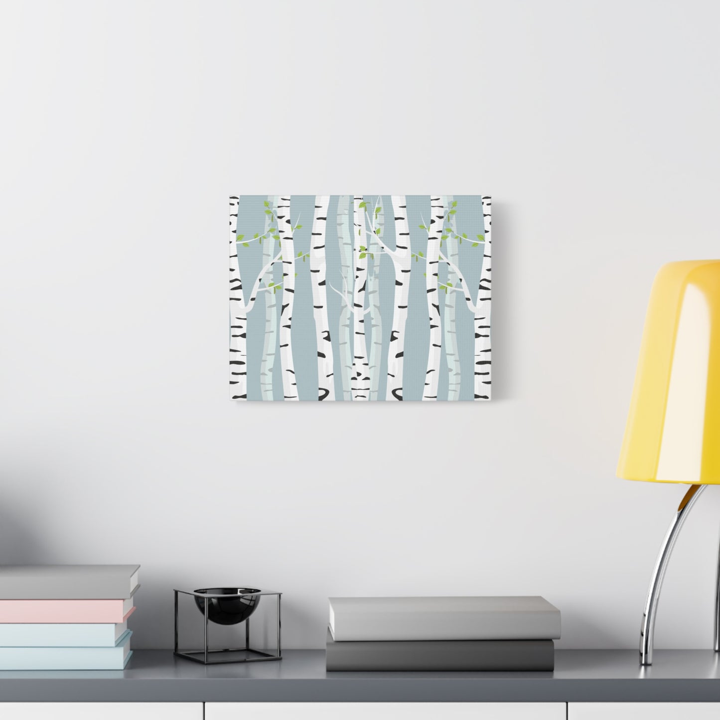 White Birch Canvas Art Print - Multiple Sizing Options - Birch Tree Canvas Wall Art, Modern Nature Home Accent, Gift for Nature Lovers, Forest Wall Art