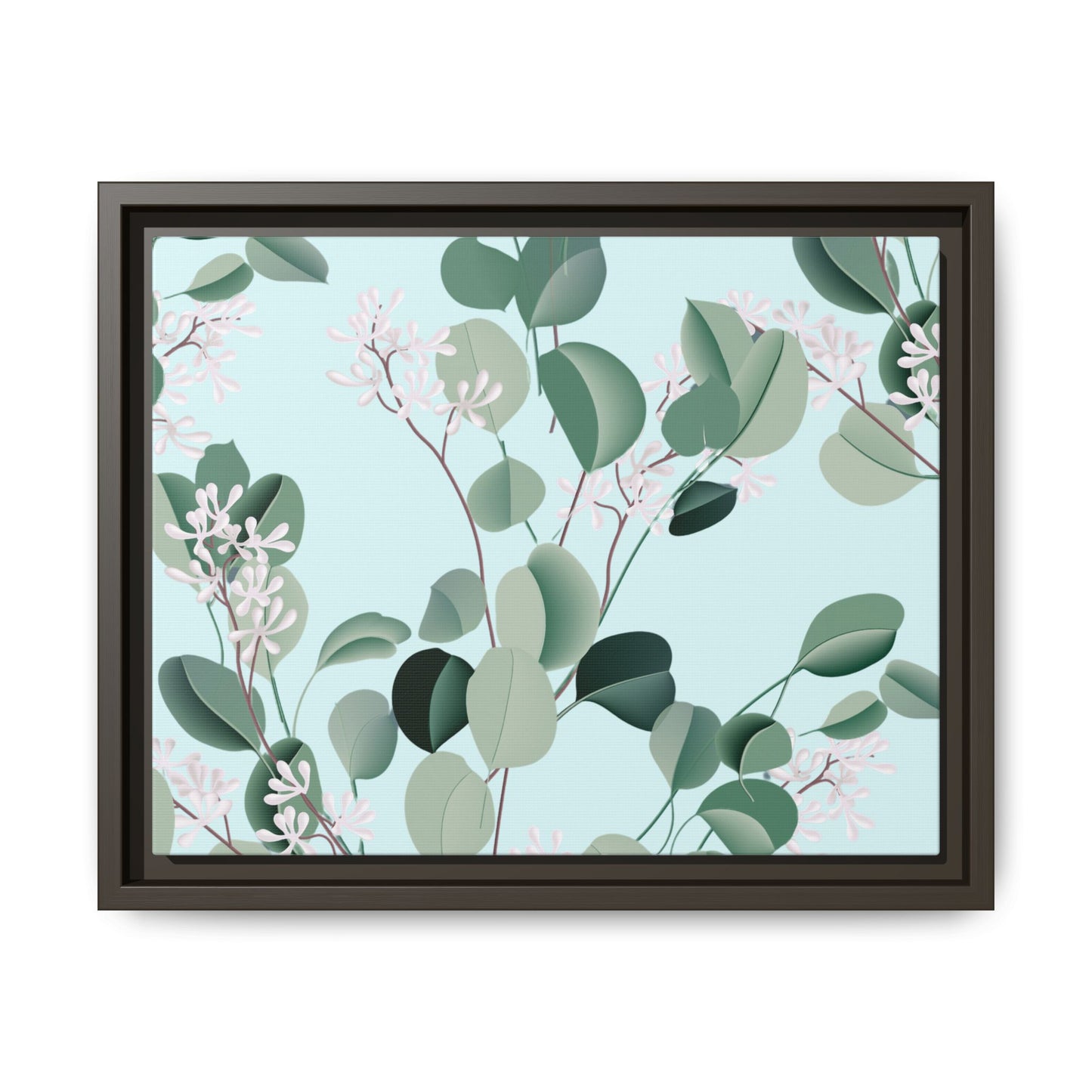 Spa Day Framed Matte Canvas Art - Multiple Frame Colors & Size Options