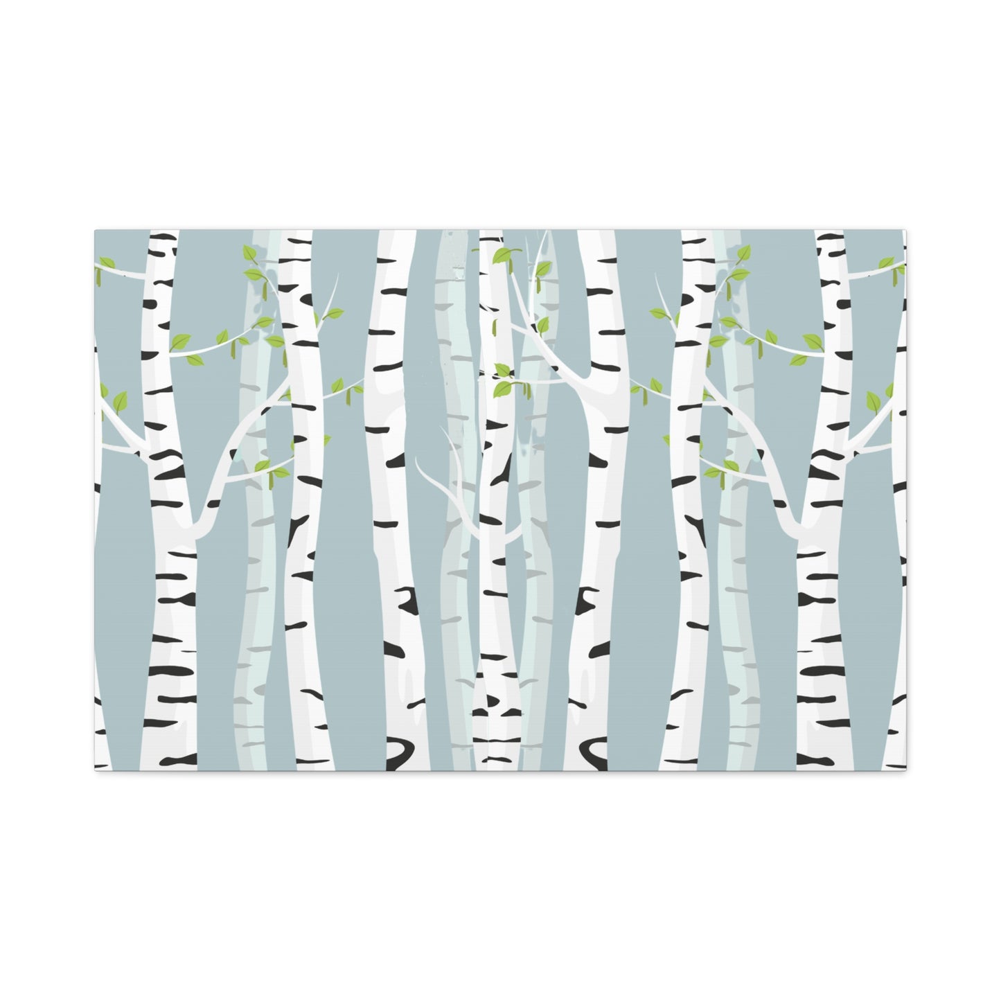 White Birch Canvas Art Print - Multiple Sizing Options - Birch Tree Canvas Wall Art, Modern Nature Home Accent, Gift for Nature Lovers, Forest Wall Art