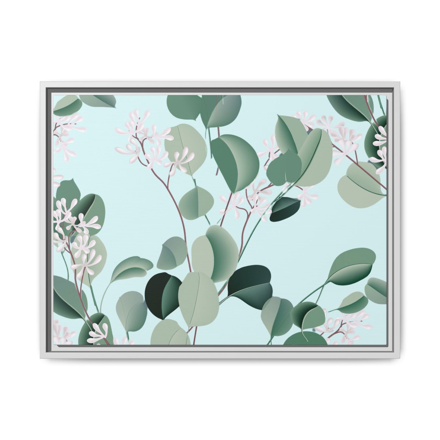Spa Day Framed Matte Canvas Art - Multiple Frame Colors & Size Options