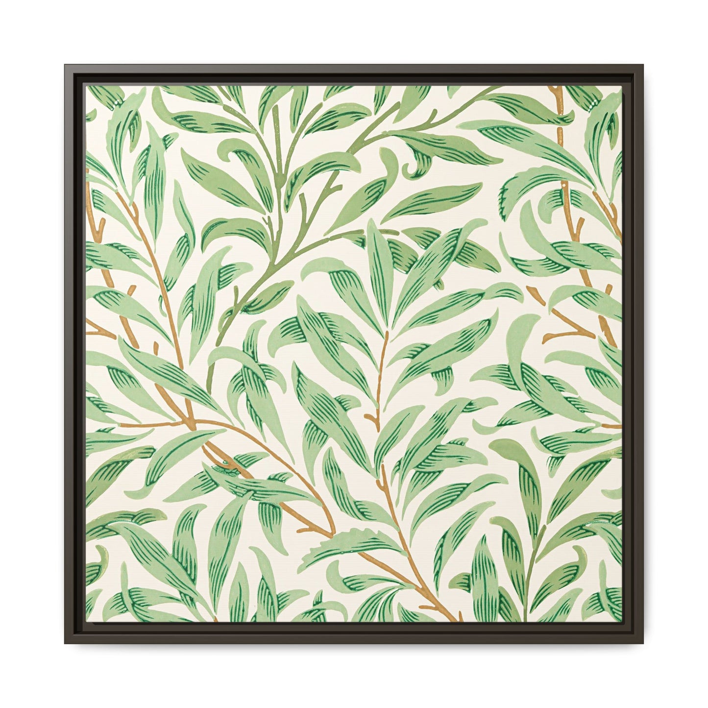 Willow Boughs Framed Matte Canvas Art - Multiple Frame Color & Size Options