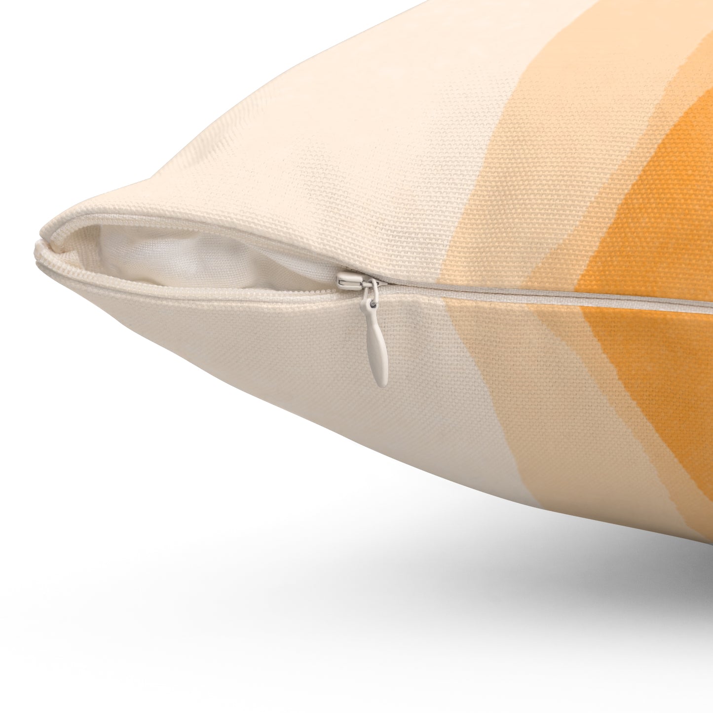 Orange Creamsicle Printed Square Pillow Cover with Insert - Multiple Sizes (14"x14", 16"x16", 18"x18", 20"x20"), Includes insert and zipper closure