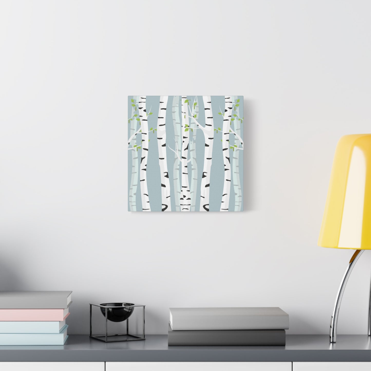 White Birch Canvas Art Print - Multiple Sizing Options - Birch Tree Canvas Wall Art, Modern Nature Home Accent, Gift for Nature Lovers, Forest Wall Art