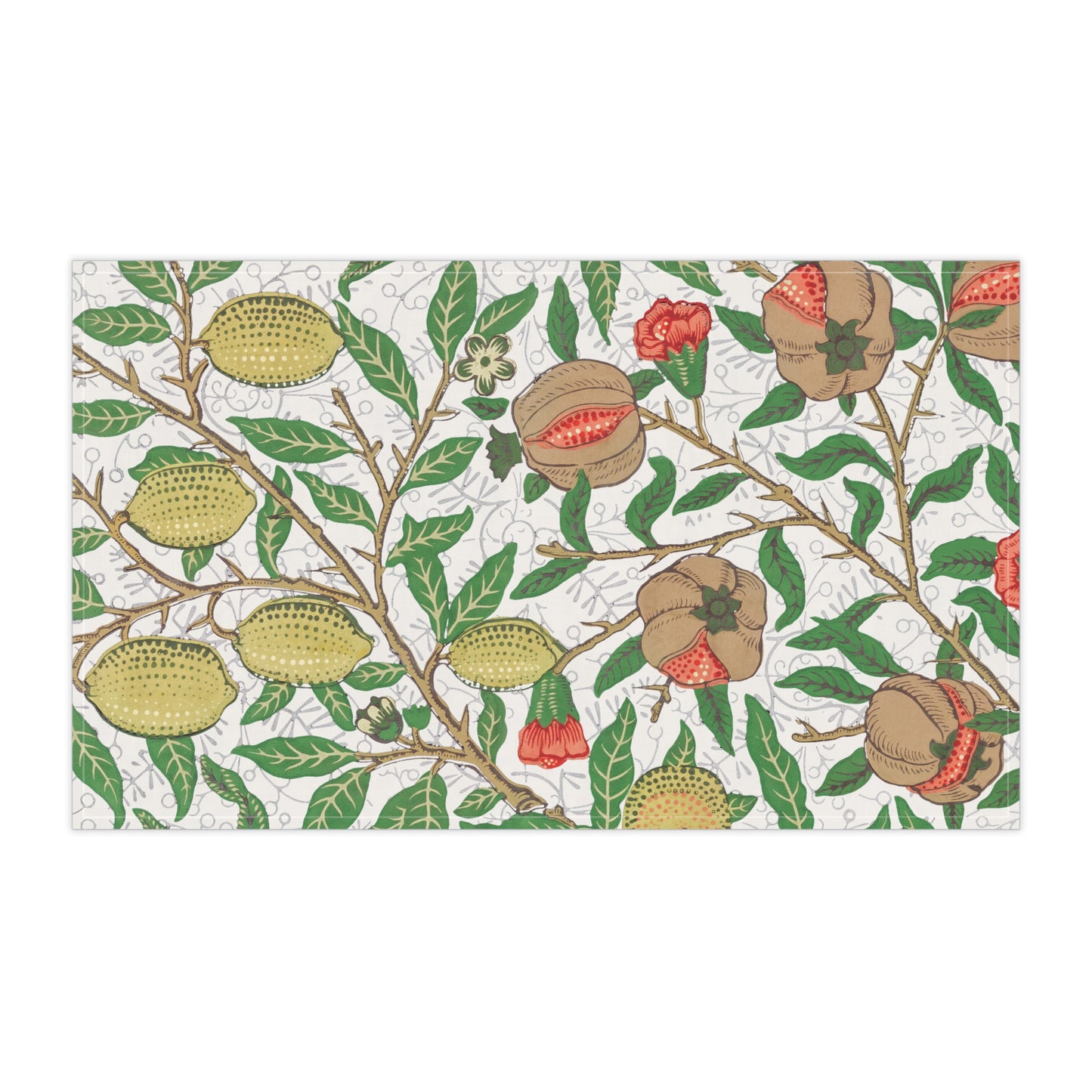 Lemon Verbena Printed Tea Towels - 100% Cotton Twill, 18" x 30"