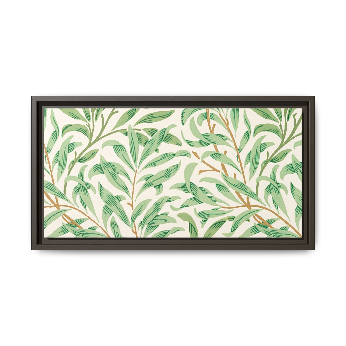 Willow Boughs Framed Matte Canvas Art - Multiple Frame Color & Size Options