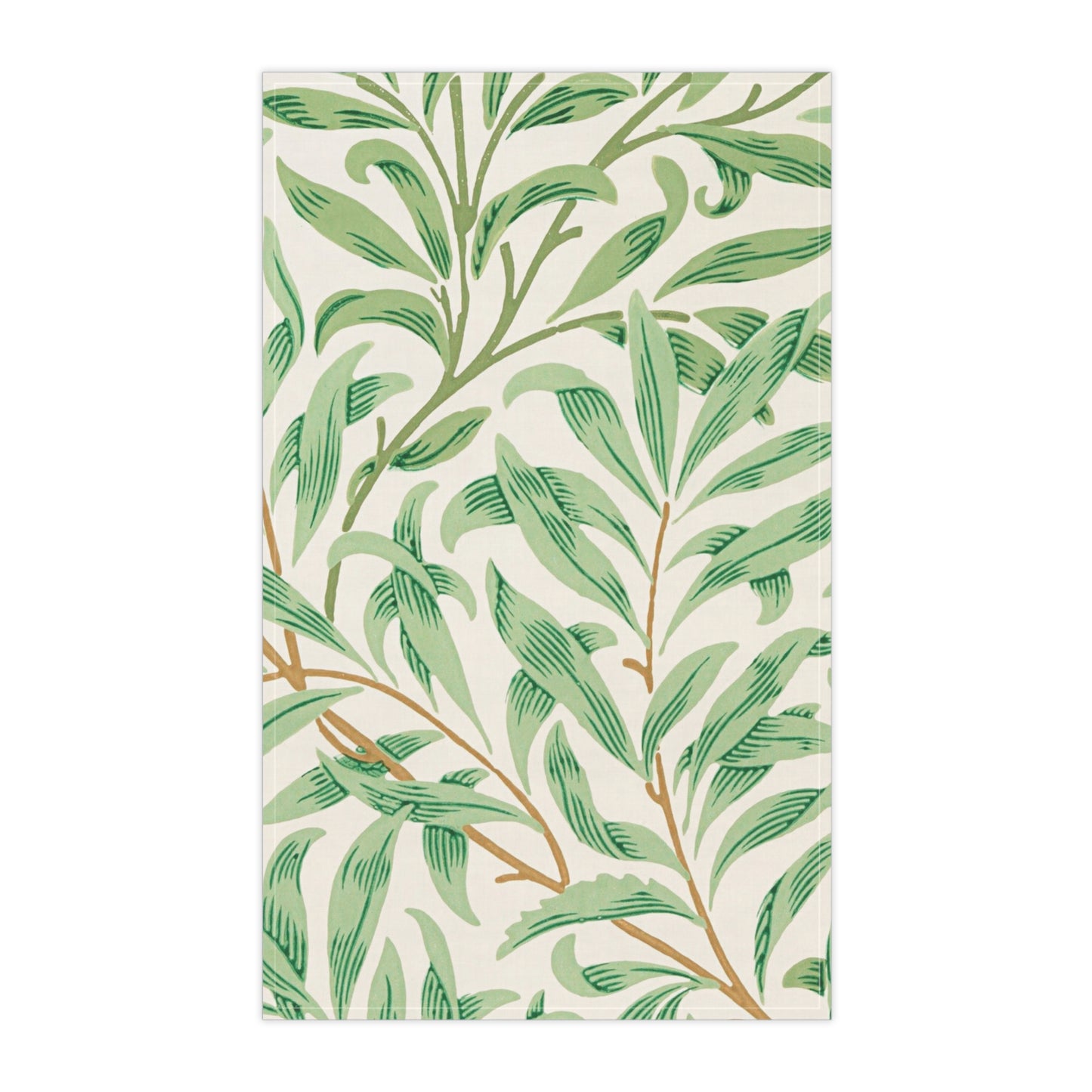 Willow Boughs Printed Tea Towels - 100% Cotton Twill, 18" x 30"