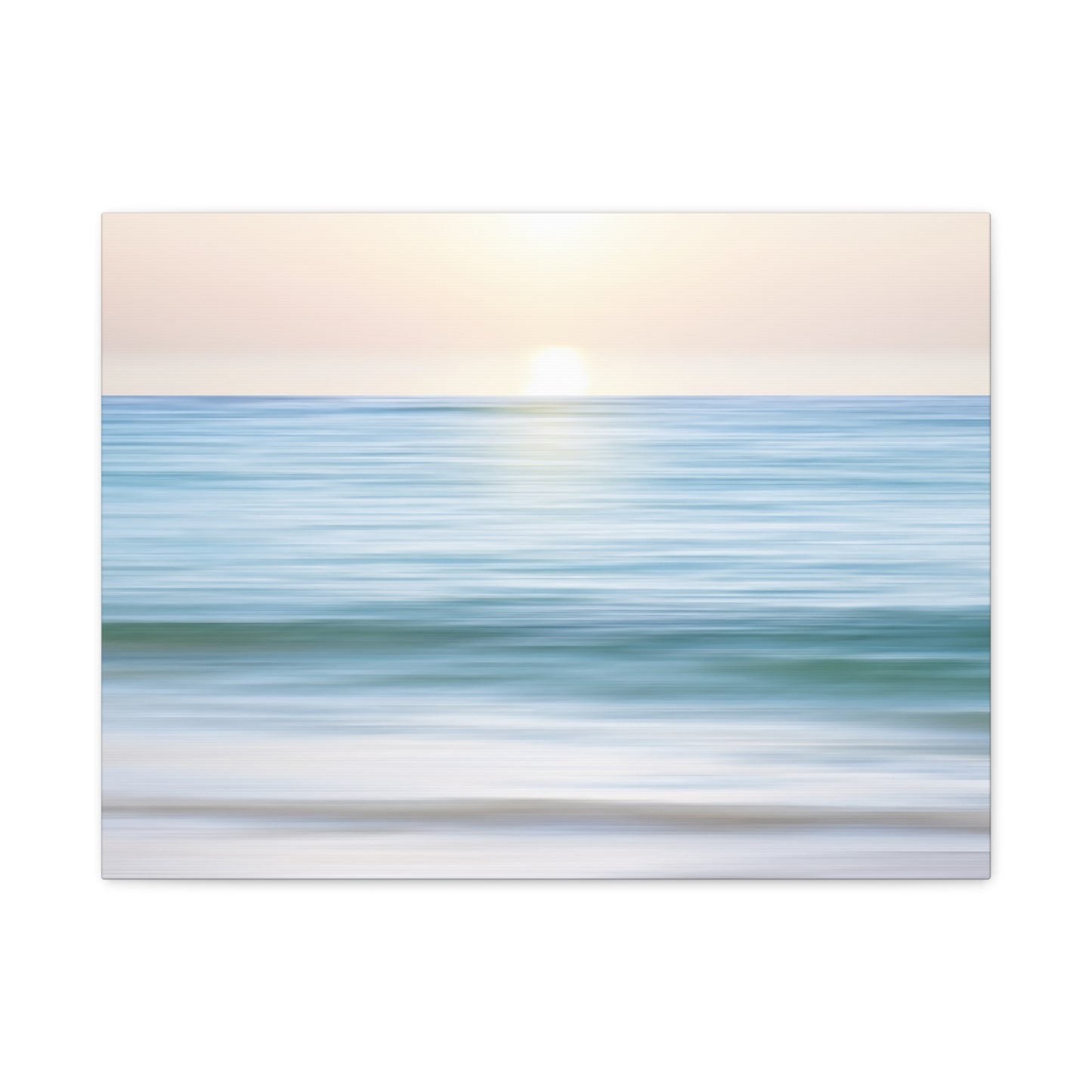 Coastal Cottage Sunset Canvas Art Wall Print - Multiple Sizing Options- Serene Ocean Canvas Wall Art, Coastal Decor, Beach House Wall Art, Living Room Decor, Gift for Ocean Lovers