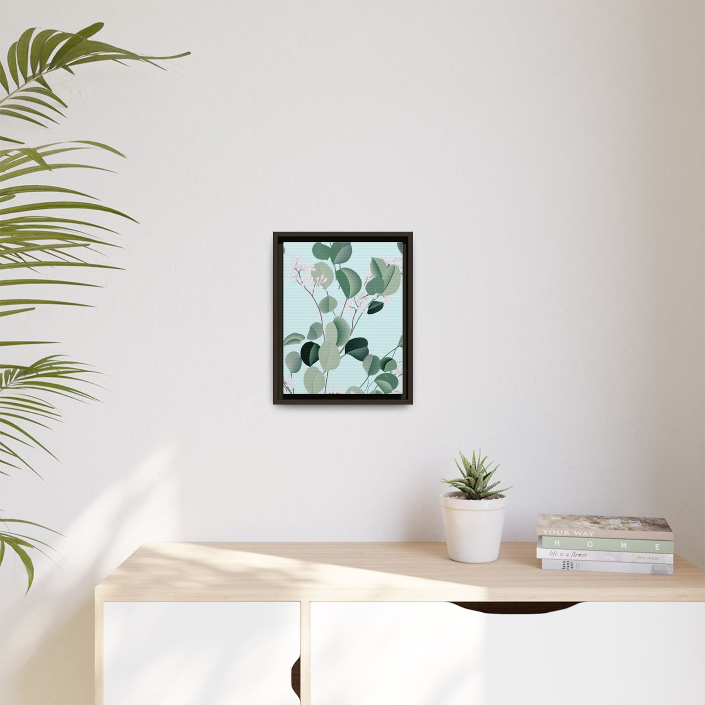 Spa Day Framed Matte Canvas Art - Multiple Frame Colors & Size Options