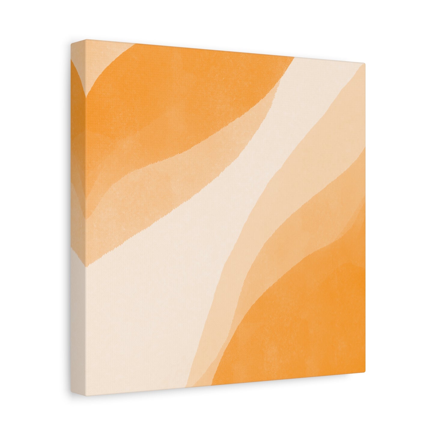 Orange Creamsicle Canvas Wall Art Print - Multiple Sizing Options - Modern Abstract Canvas Art Print for Home Decor, Orange Color Palette, Gift Idea for Art Lovers