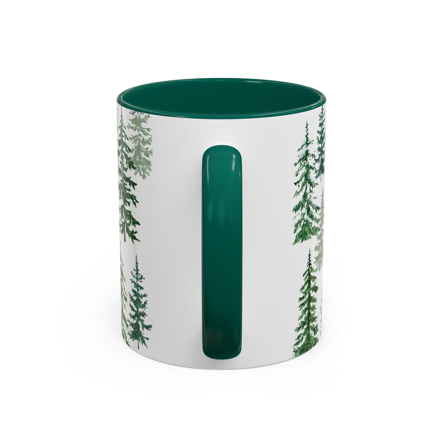 Fraser Fir Mug, 11 oz. & 15 oz. size options, Black or Green options - Christmas Mugs, Winter Coffee Mug, Christmas Coffee Cup Gift