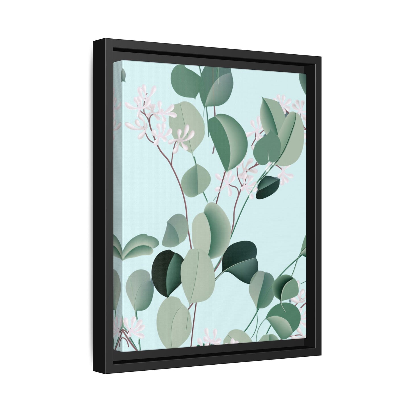 Spa Day Framed Matte Canvas Art - Multiple Frame Colors & Size Options