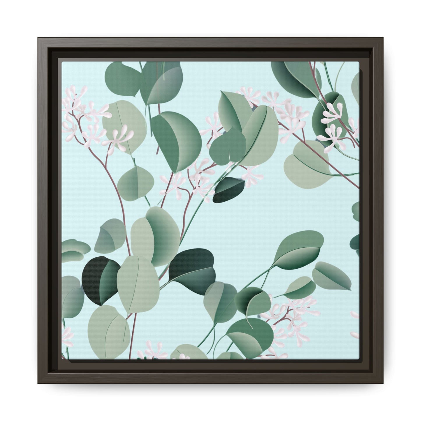 Spa Day Framed Matte Canvas Art - Multiple Frame Colors & Size Options