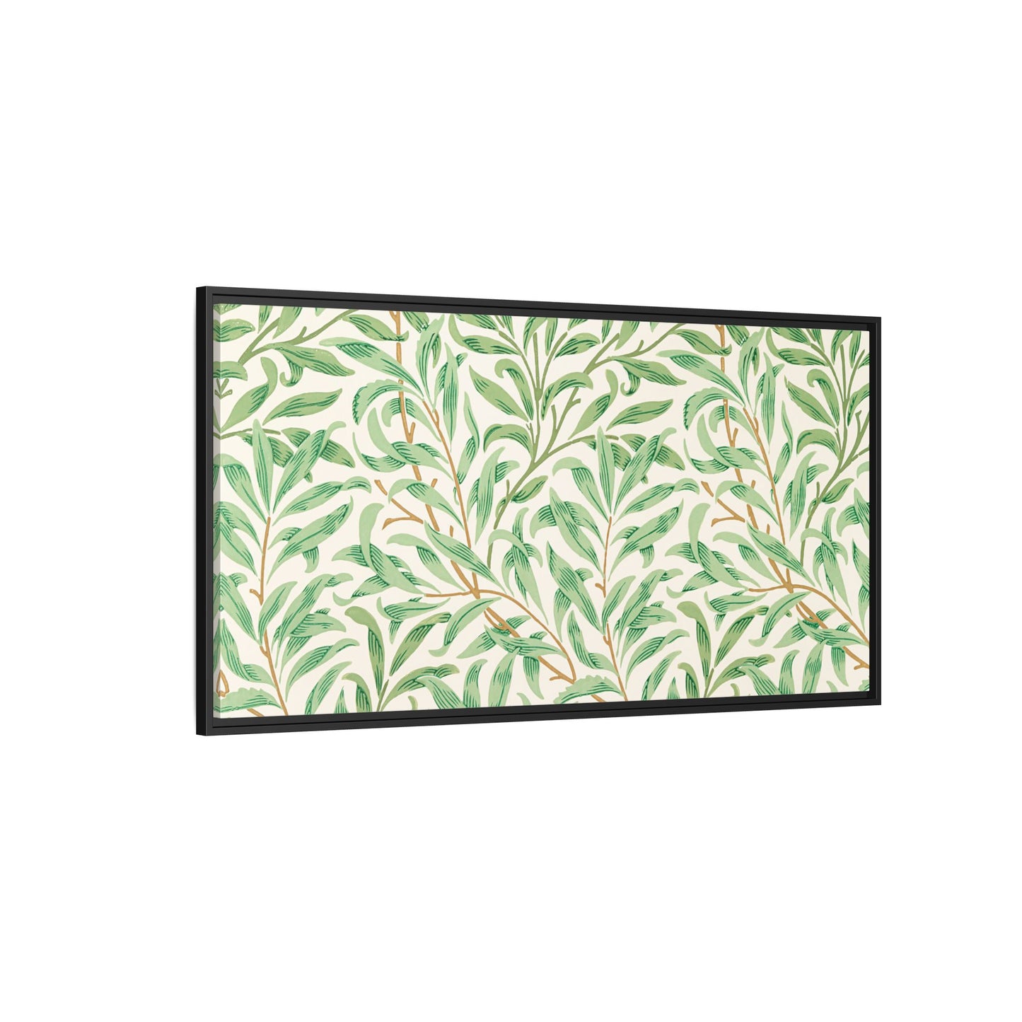 Willow Boughs Framed Matte Canvas Art - Multiple Frame Color & Size Options