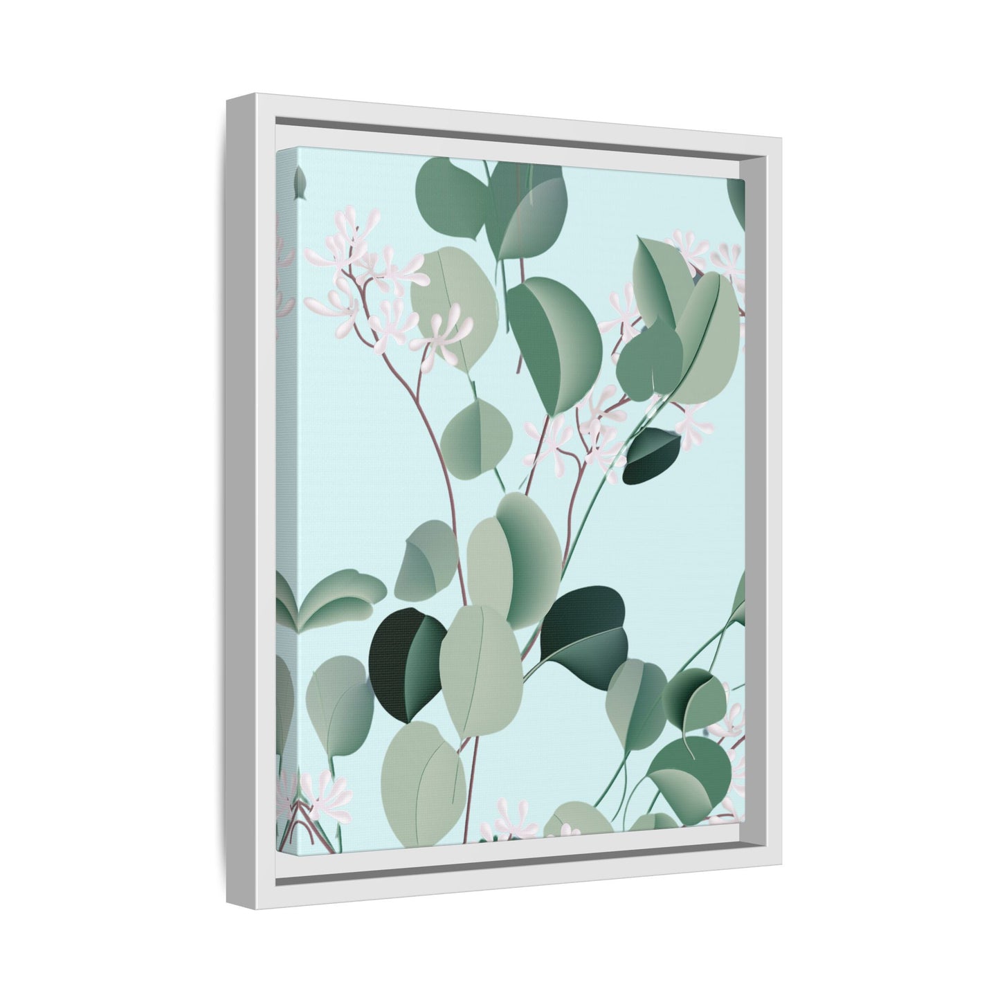 Spa Day Framed Matte Canvas Art - Multiple Frame Colors & Size Options