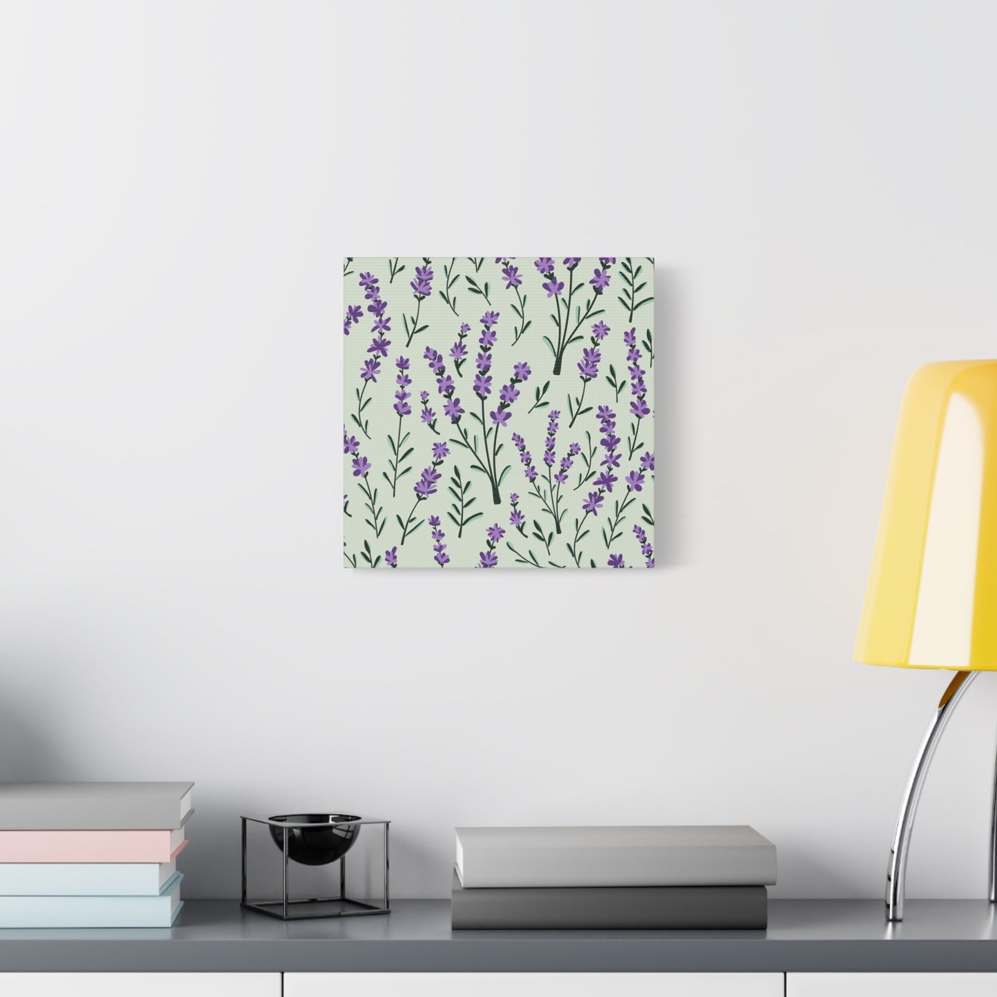 Lavender Sage Canvas Art Print - Multiple Sizing Options - Lavender Floral Canvas Wall Art, Lavender Home Decor, Gift for Her, Nature-Inspired Art
