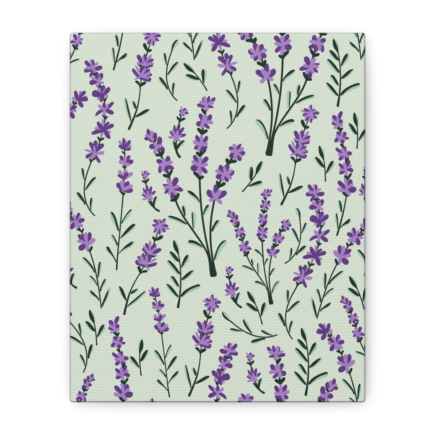 Lavender Sage Canvas Art Print - Multiple Sizing Options - Lavender Floral Canvas Wall Art, Lavender Home Decor, Gift for Her, Nature-Inspired Art