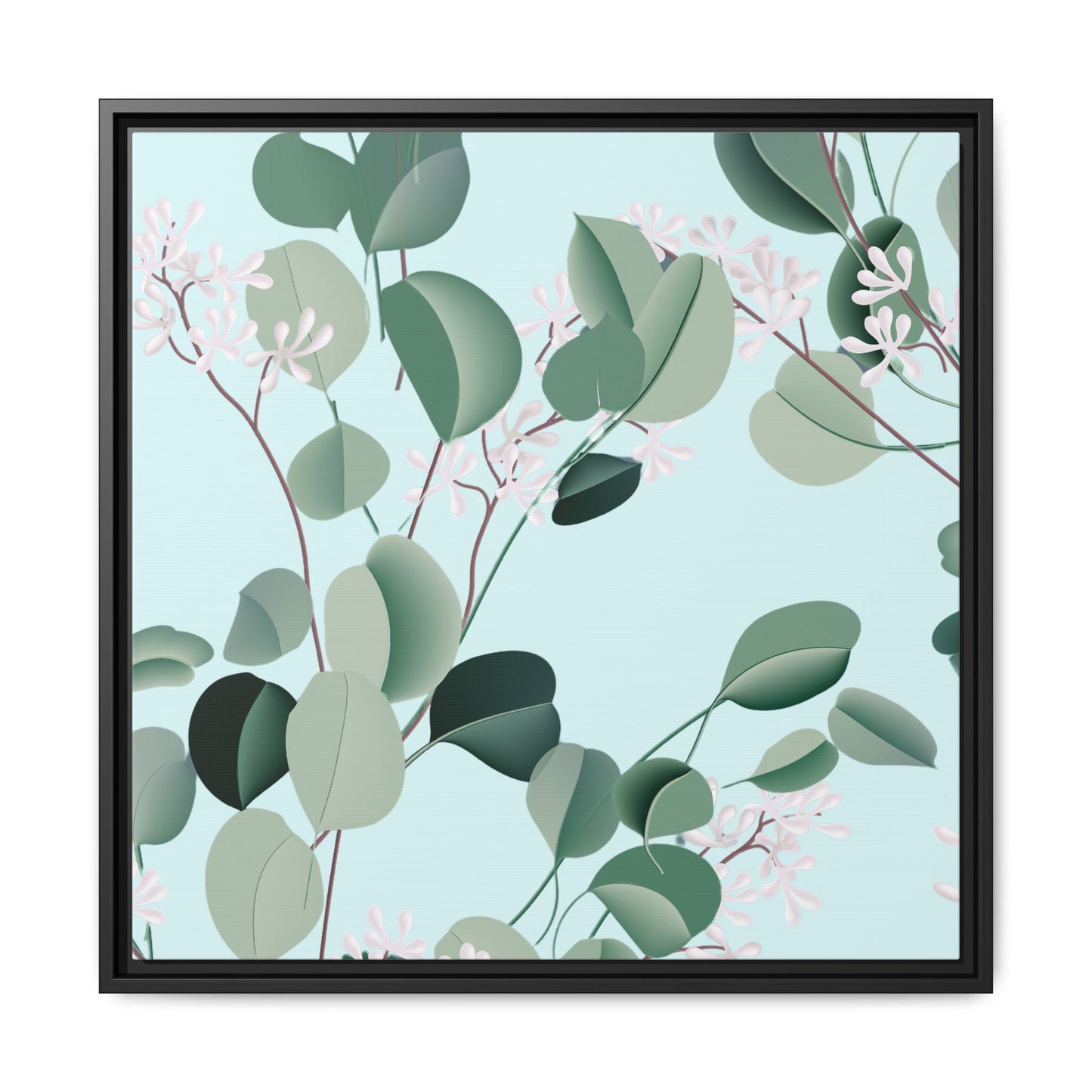 Spa Day Framed Matte Canvas Art - Multiple Frame Colors & Size Options