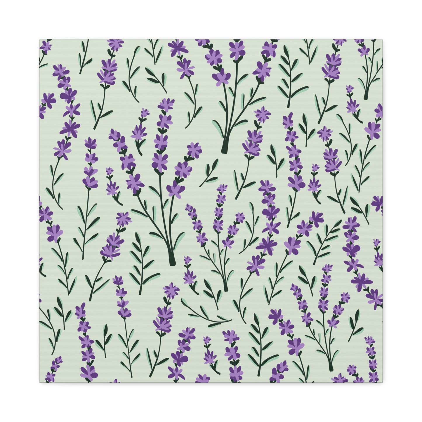 Lavender Sage Canvas Art Print - Multiple Sizing Options - Lavender Floral Canvas Wall Art, Lavender Home Decor, Gift for Her, Nature-Inspired Art