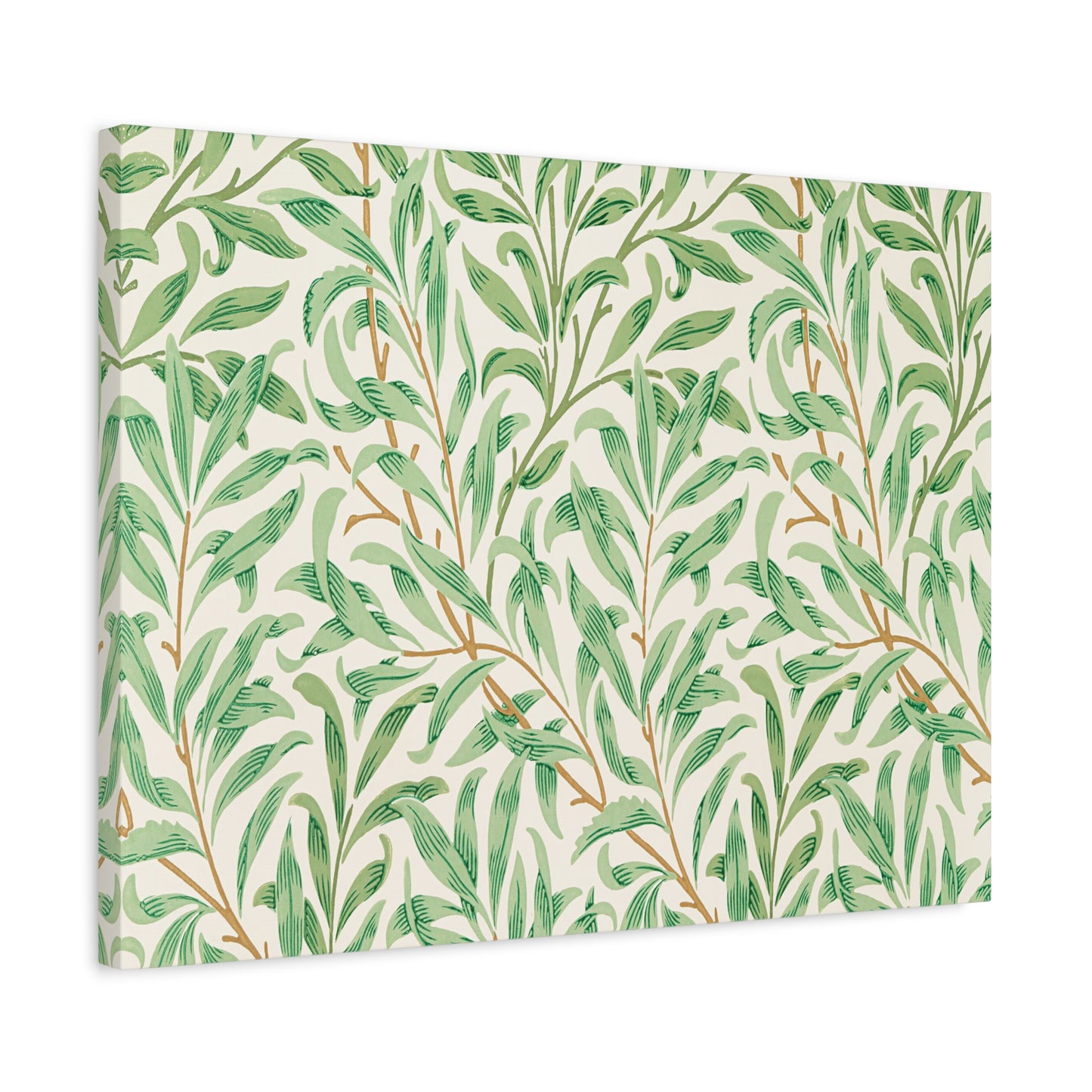Willow Boughs Canvas Art Print - Multiple Sizing Options - Botanical Wall Art, Leafy Decor, Nature-Inspired Canvas, Modern Home Decor, Gift for Nature Lovers, Housewarming Gift