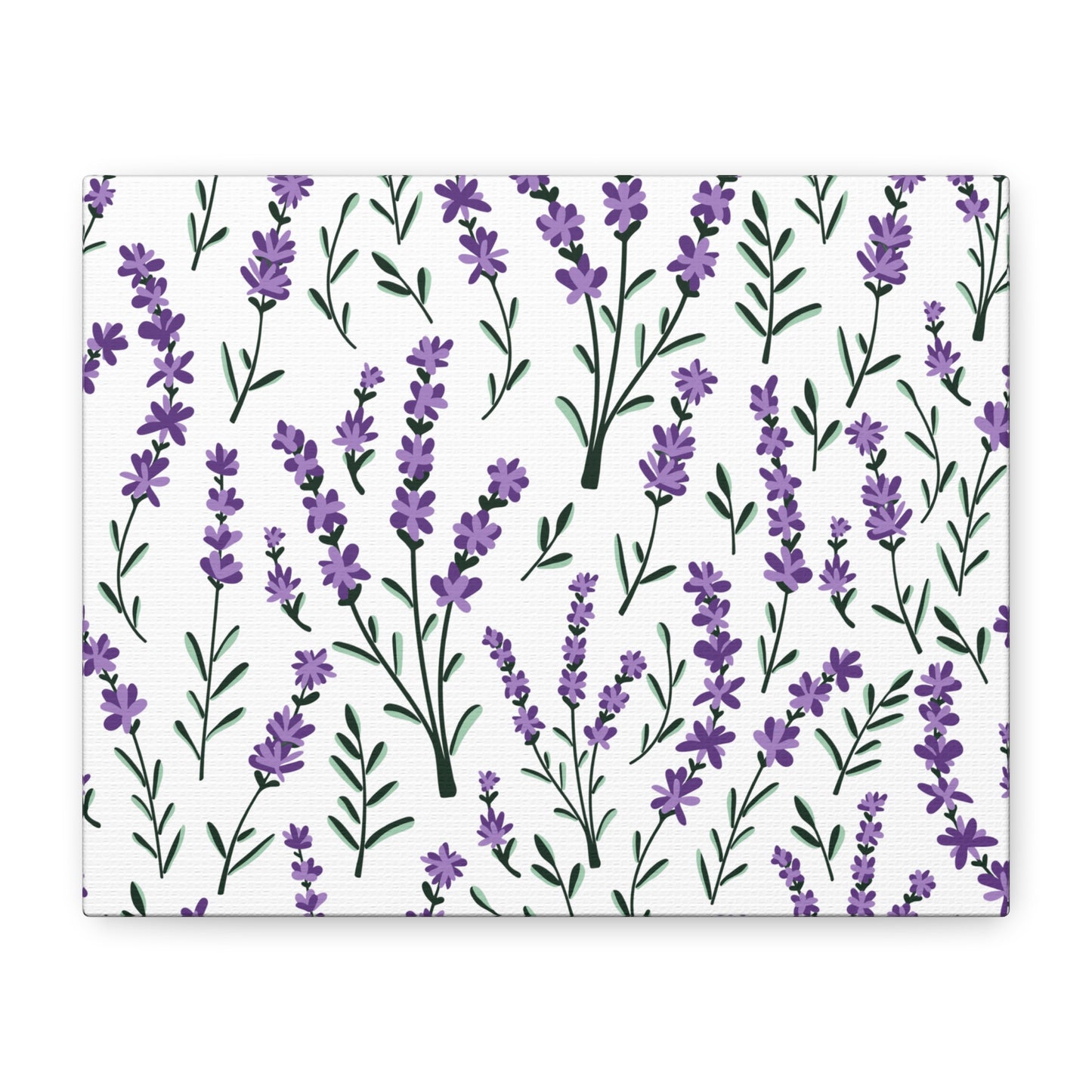 Lavender White Canvas Art Print - Multiple Sizing Options - Lavender Floral Canvas Wall Art, Lavender Home Decor, Gift for Her, Nature-Inspired Art