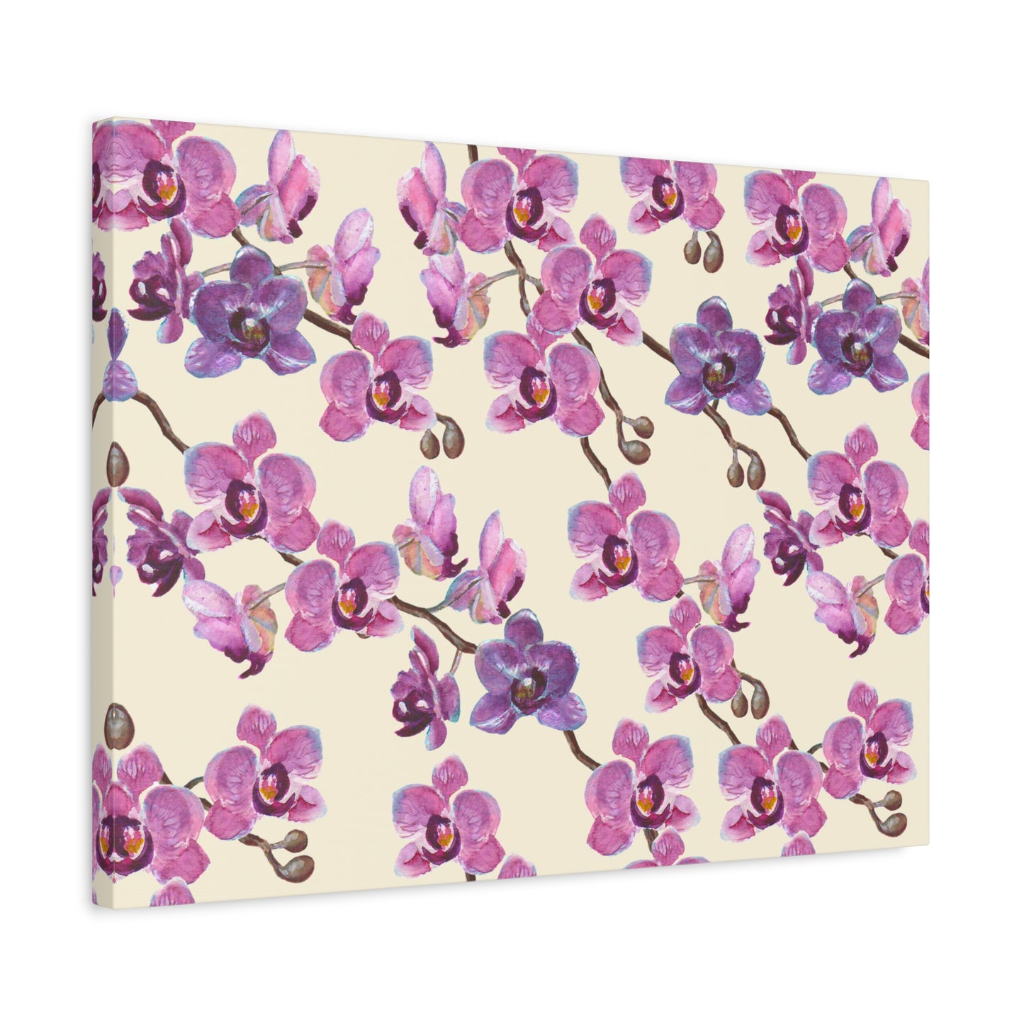 Vanilla Orchid Canvas Art Print - Multiple Sizing Options - Floral Canvas Wall Art, Orchid Print Decor for Home or Office, Gift for Flower Lovers, Mother's Day, Housewarming Decoration