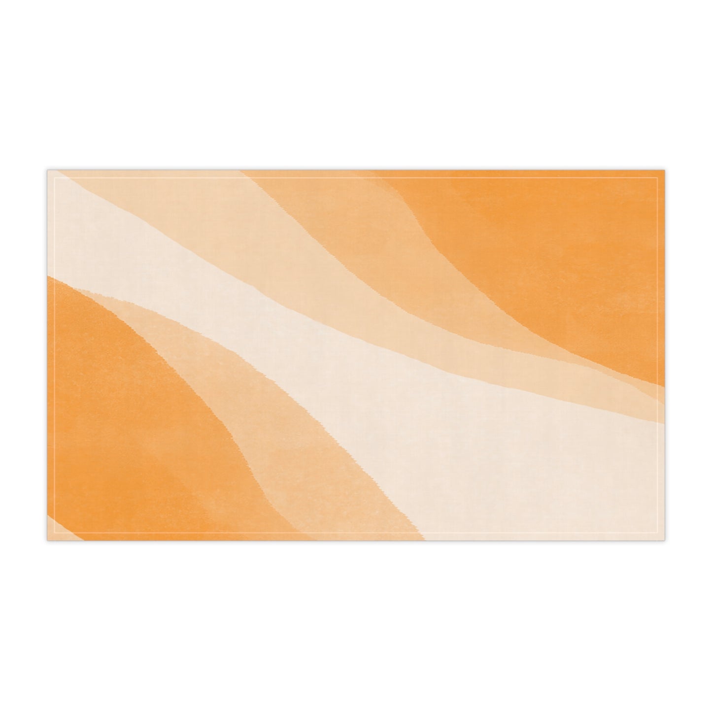 Orange Creamsicle Printed Tea Towels - 100% Cotton Twill, 18" x 30"