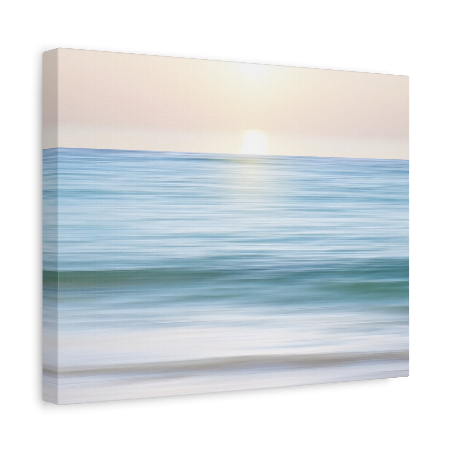 Coastal Cottage Sunset Canvas Art Wall Print - Multiple Sizing Options- Serene Ocean Canvas Wall Art, Coastal Decor, Beach House Wall Art, Living Room Decor, Gift for Ocean Lovers