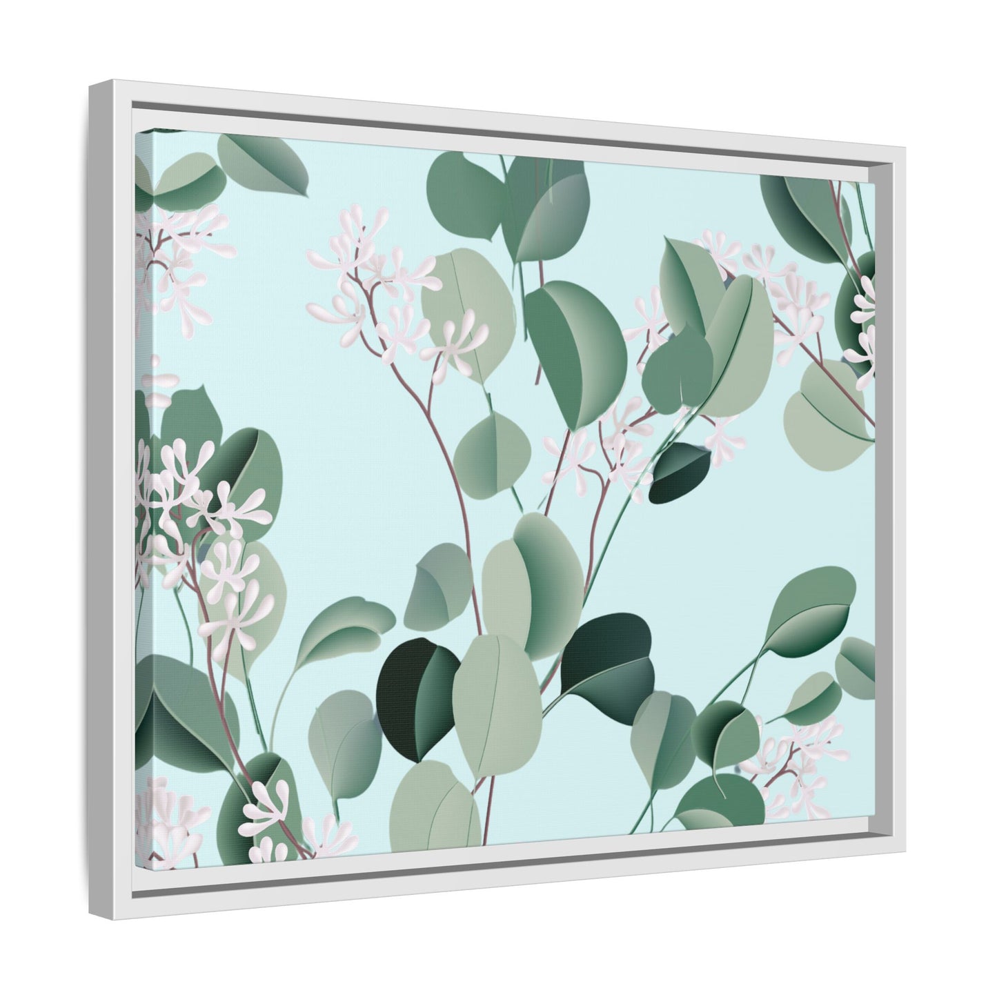 Spa Day Framed Matte Canvas Art - Multiple Frame Colors & Size Options
