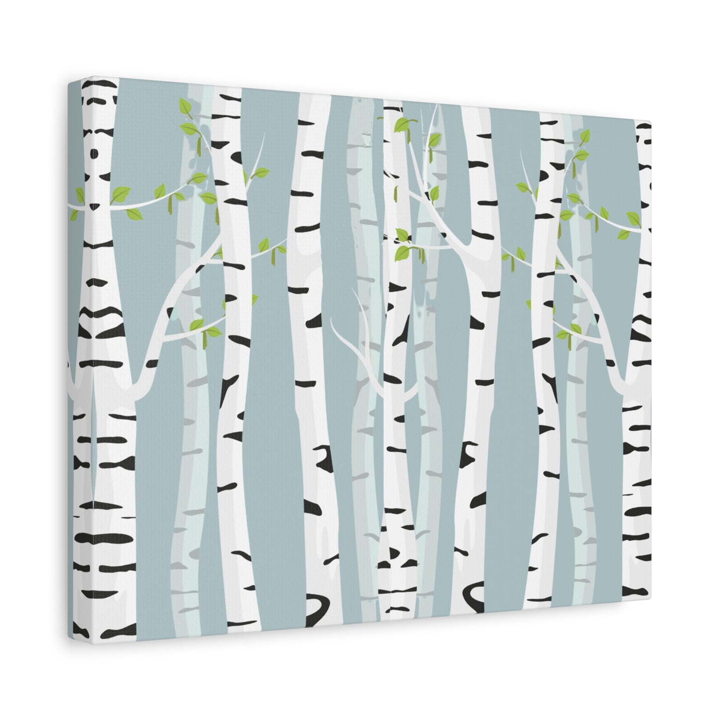 White Birch Canvas Art Print - Multiple Sizing Options - Birch Tree Canvas Wall Art, Modern Nature Home Accent, Gift for Nature Lovers, Forest Wall Art