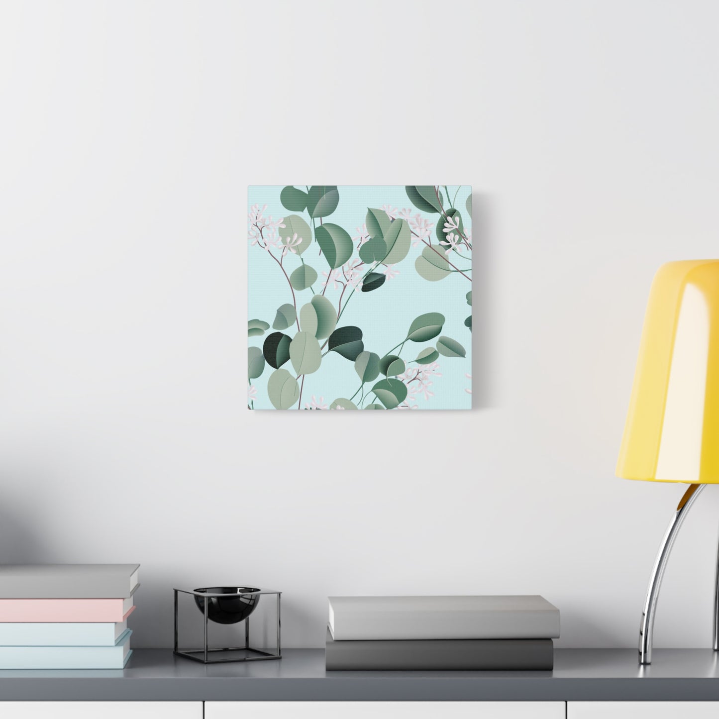 Spa Day Canvas Art Print - Multiple Sizing Options, Eucalyptus Botanical Canvas Wall Art, Nature-Inspired Artwork, Spring Decoration